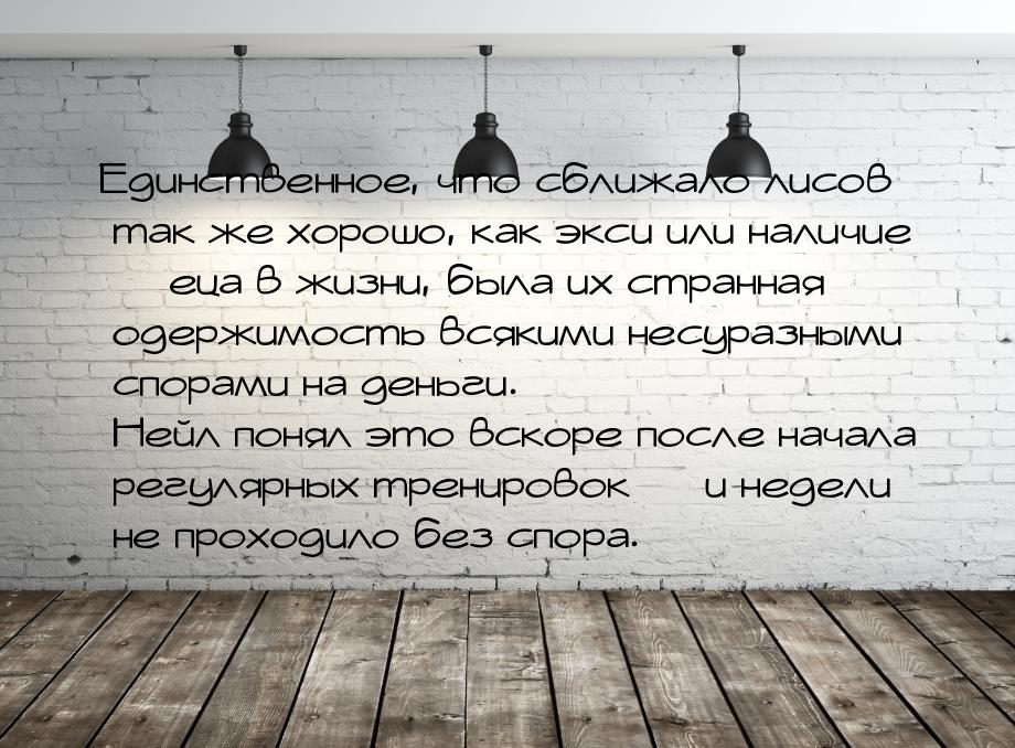 Единственное, что сближало лисов так же хорошо, как экси или наличие ***еца в жизни, была 