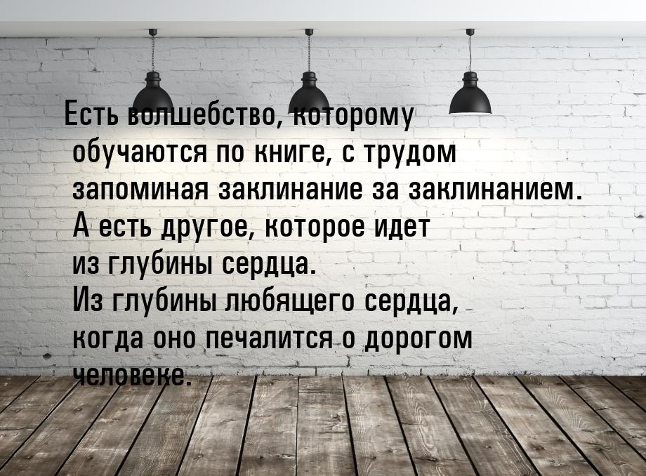 Есть волшебство, которому обучаются по книге, с трудом запоминая заклинание за заклинанием