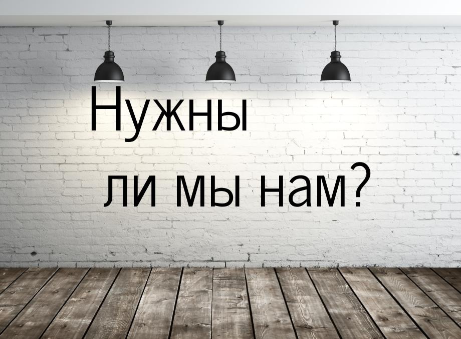 Нужны ли мы нам?