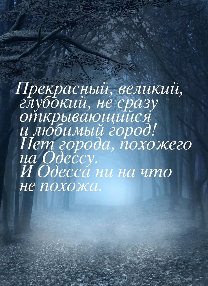 Прекрасный, великий, глубокий, не сразу открывающийся и любимый город! Нет города, похожег