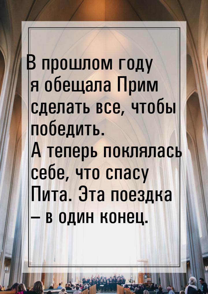 В прошлом году я обещала Прим сделать все, чтобы победить. А теперь поклялась себе, что сп