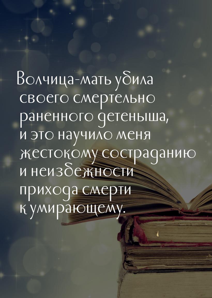 Волчица-мать убила своего смертельно раненного детеныша, и это научило меня жестокому сост